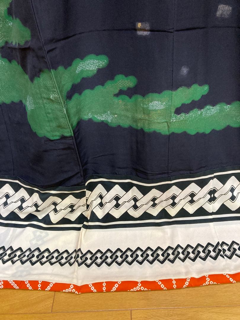 大衆演劇　着物　裾引き