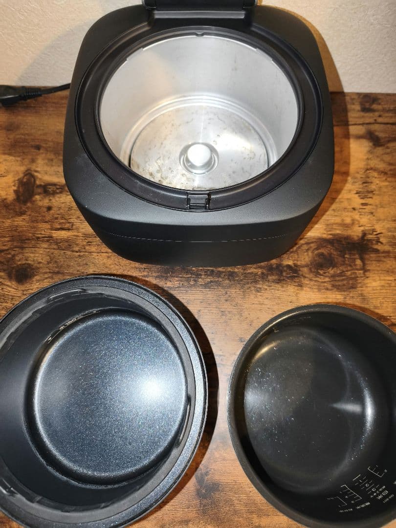 BALMUDA The Gohan K08A-BKブラック IH電気炊飯3号炊き