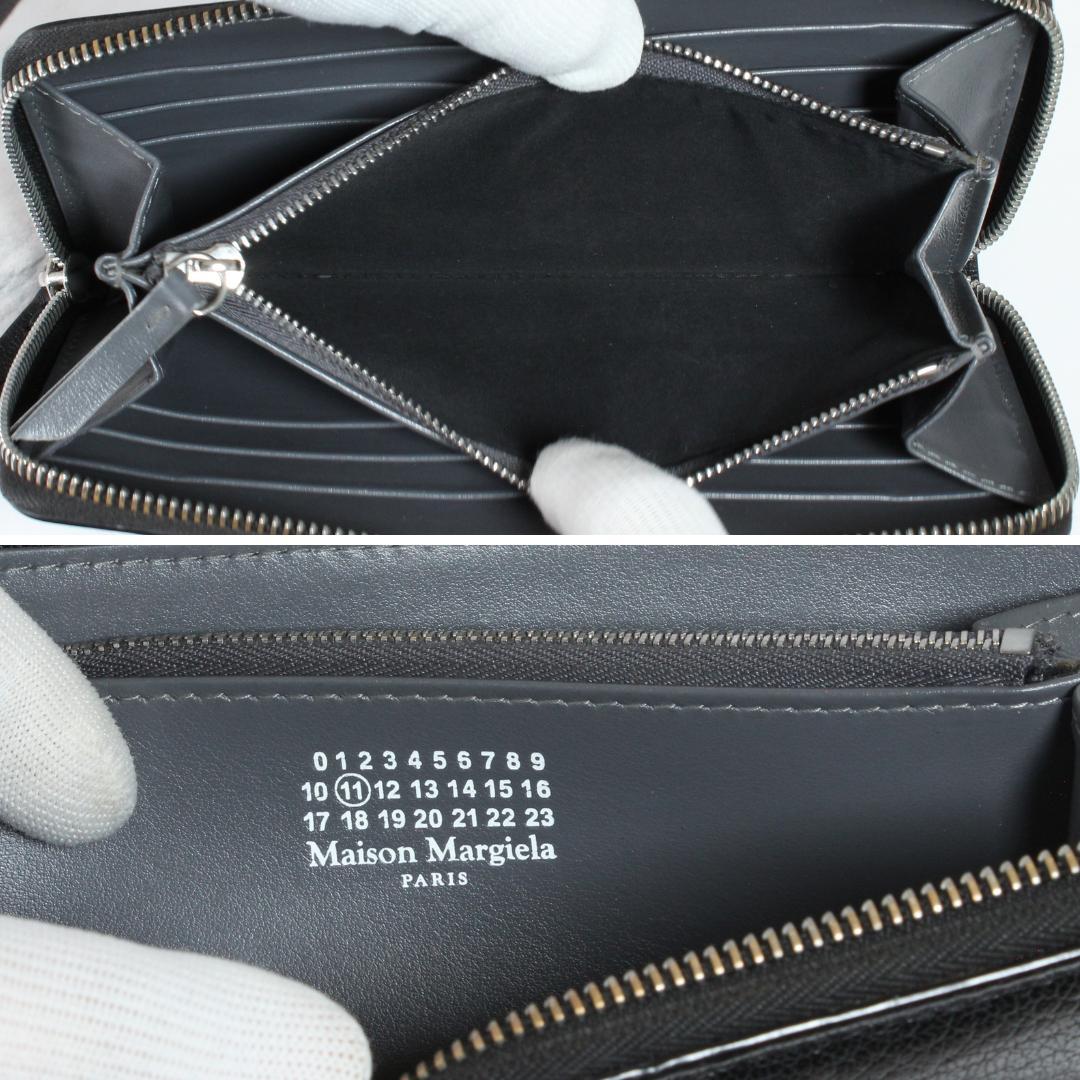 ✨未使用級✨ メゾンマルジェラ ラウンドジップ ウォレット 長財布 財布 黒