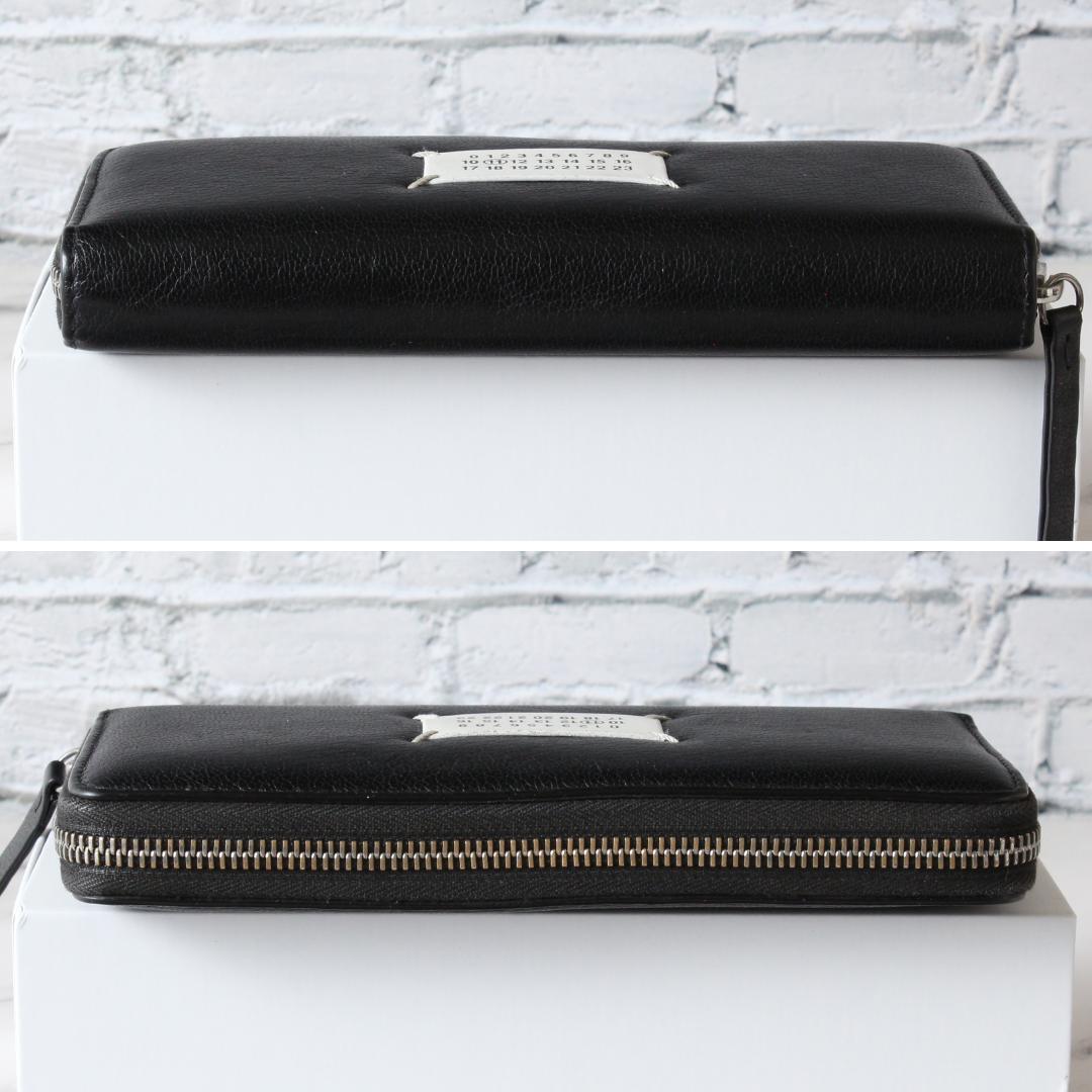 ✨未使用級✨ メゾンマルジェラ ラウンドジップ ウォレット 長財布 財布 黒