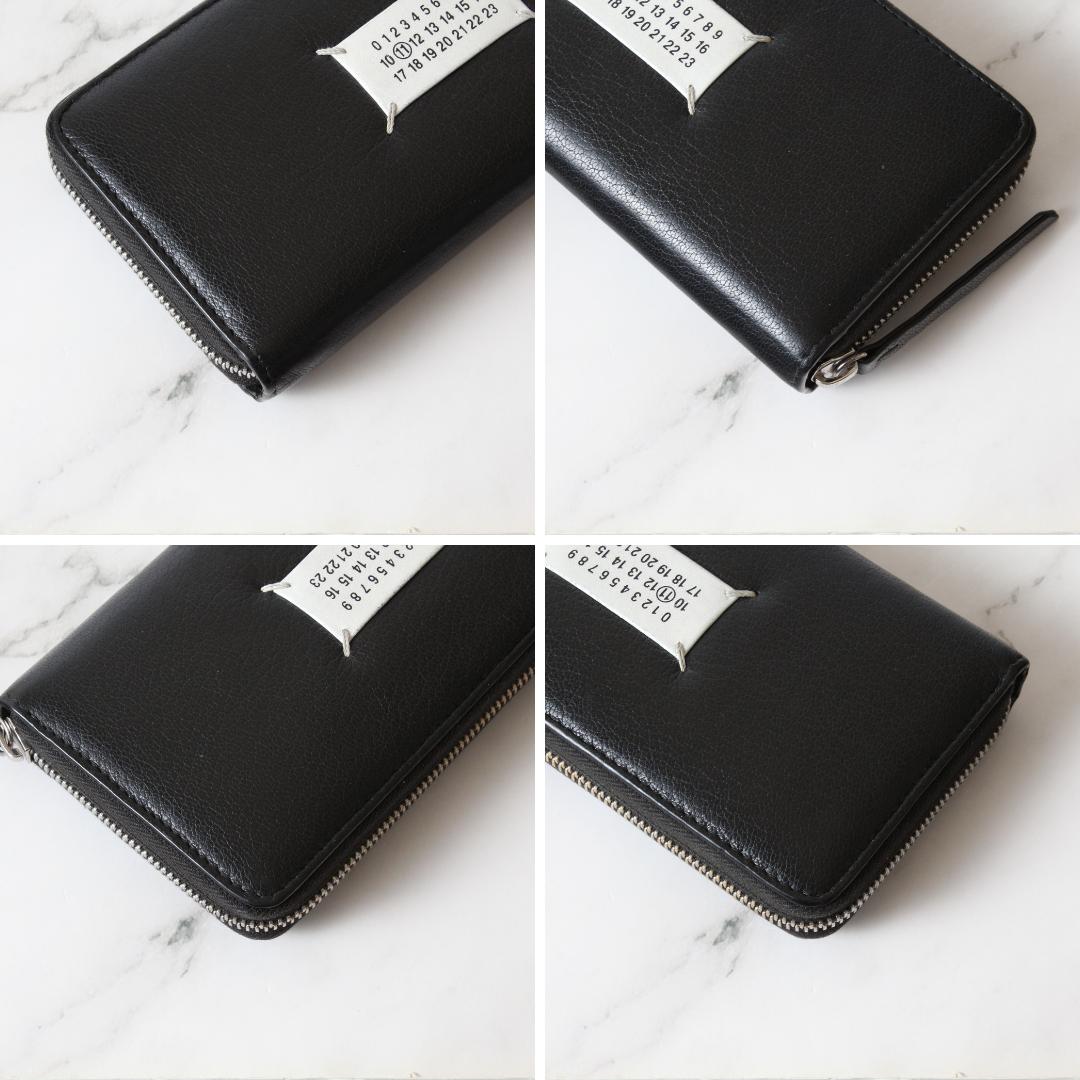✨未使用級✨ メゾンマルジェラ ラウンドジップ ウォレット 長財布 財布 黒