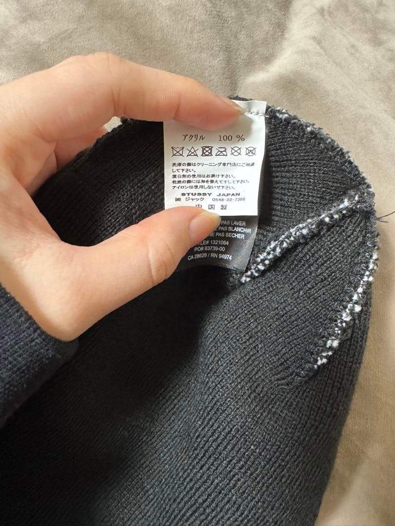 帽子 STUSSY BIG S JACQUARD SKULLCAP