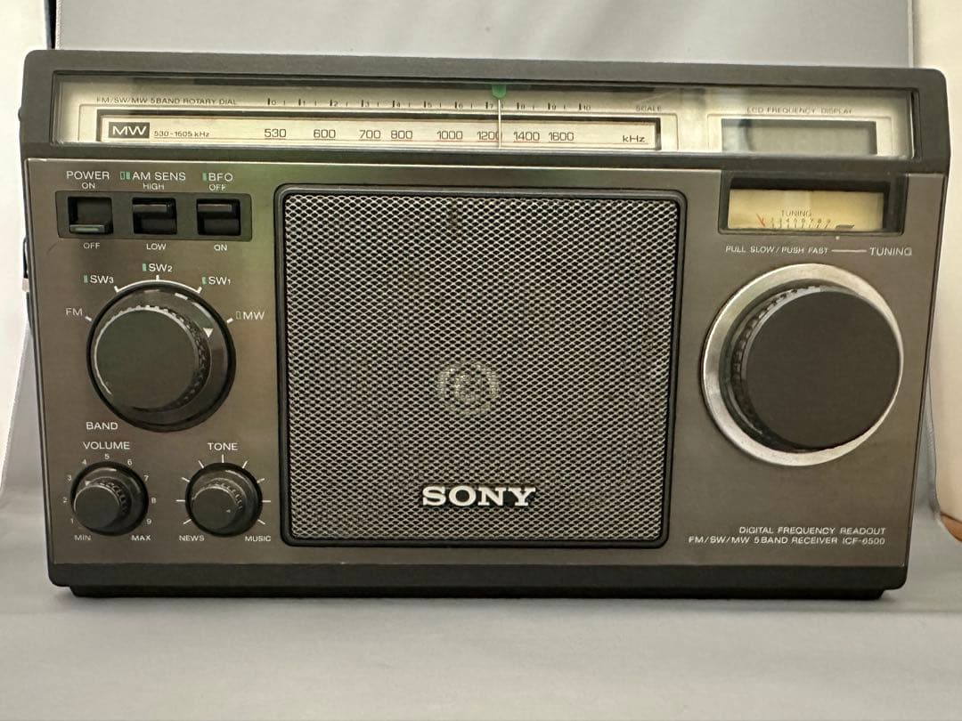 SONY ICF-6500 BCLラジオ ジャンク