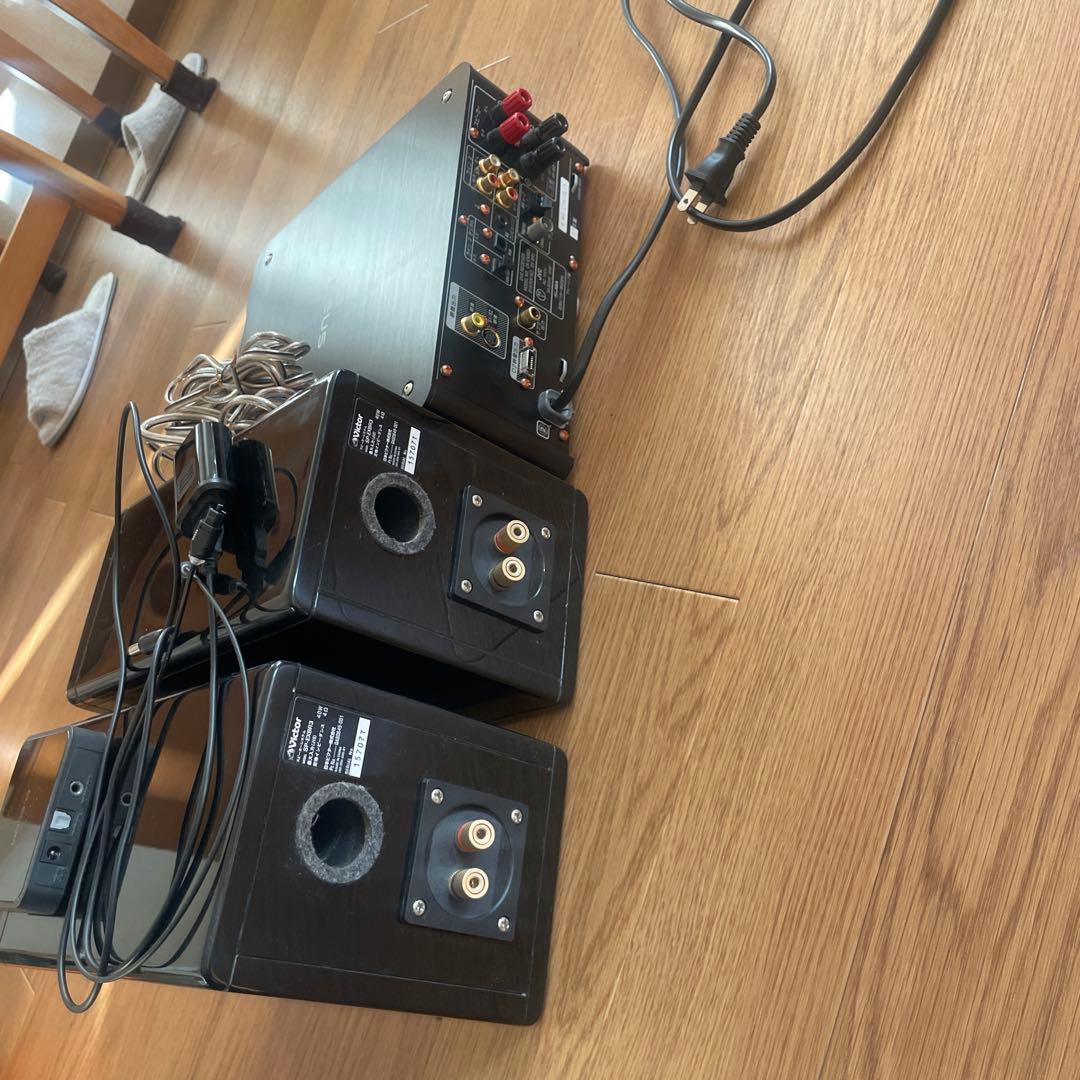 【Victor ミニコンポ】CD・DVDプレーヤー付き