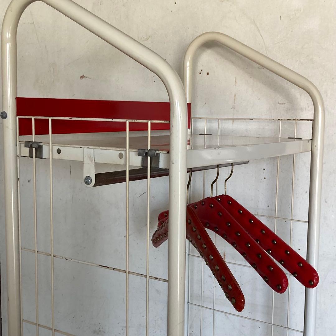 ヴィンテージ レトロ ハンガーラック シェルフ