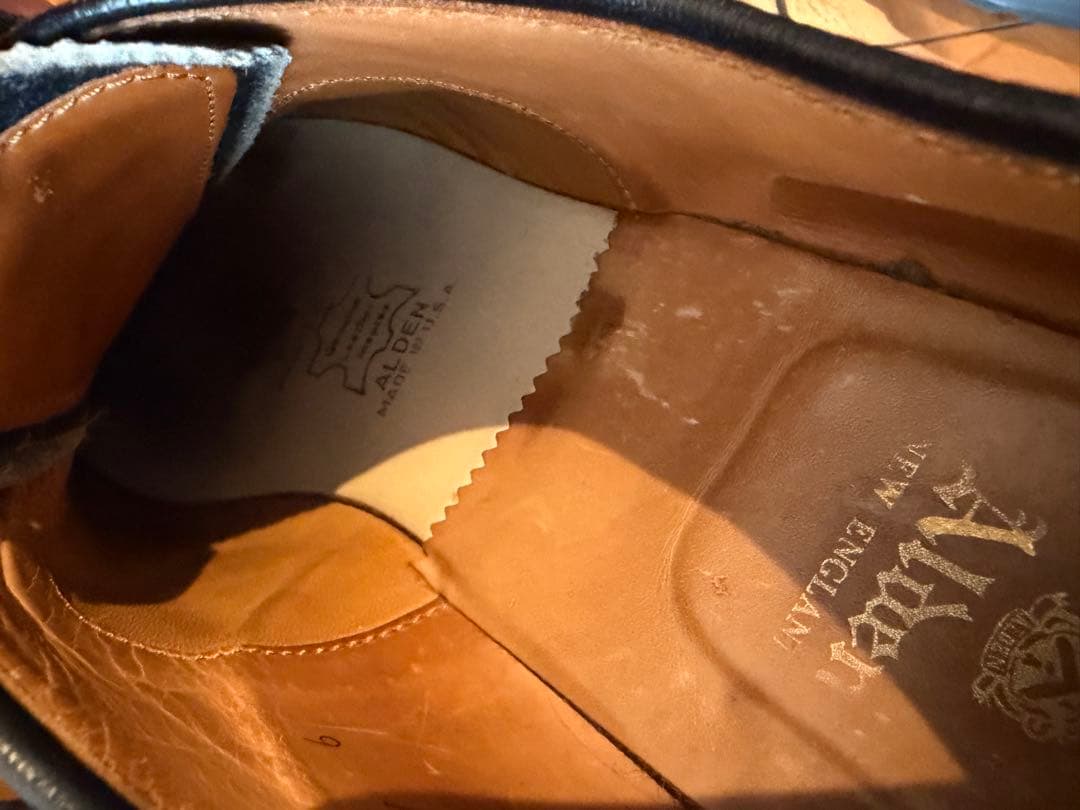 Alden New England レザーシューズ 9 made in ＵＳＡ