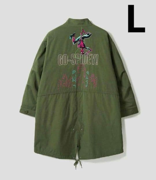 スパイダーマン スパイディ VS ヴィラン｜モッズコート 男女兼用L 新品