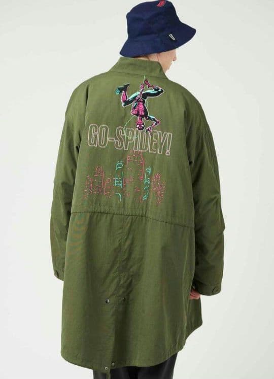 スパイダーマン スパイディ VS ヴィラン｜モッズコート 男女兼用L 新品