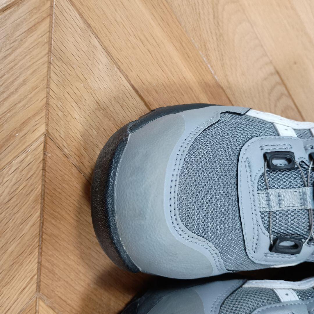 安全靴 アシックス BOA グレー 25センチ