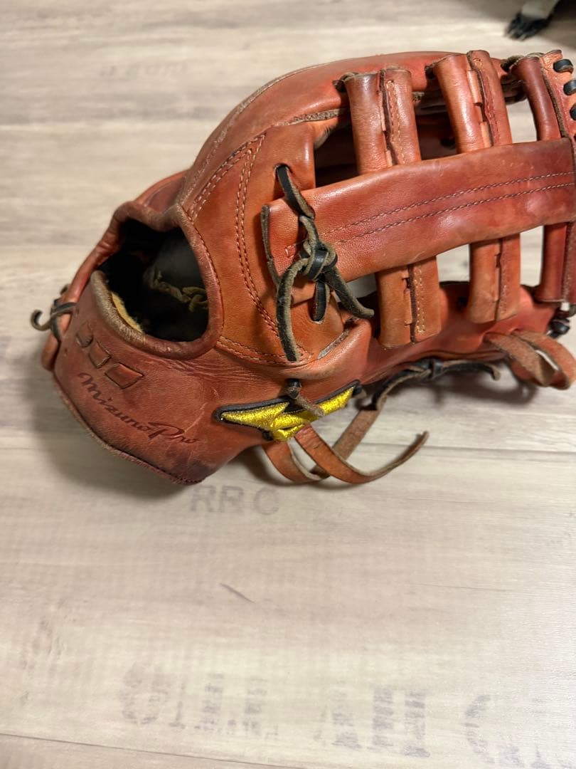 Mizuno プロモデル ブラウンレザーグローブ 右投げ用