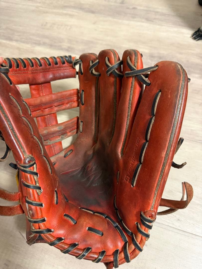 Mizuno プロモデル ブラウンレザーグローブ 右投げ用