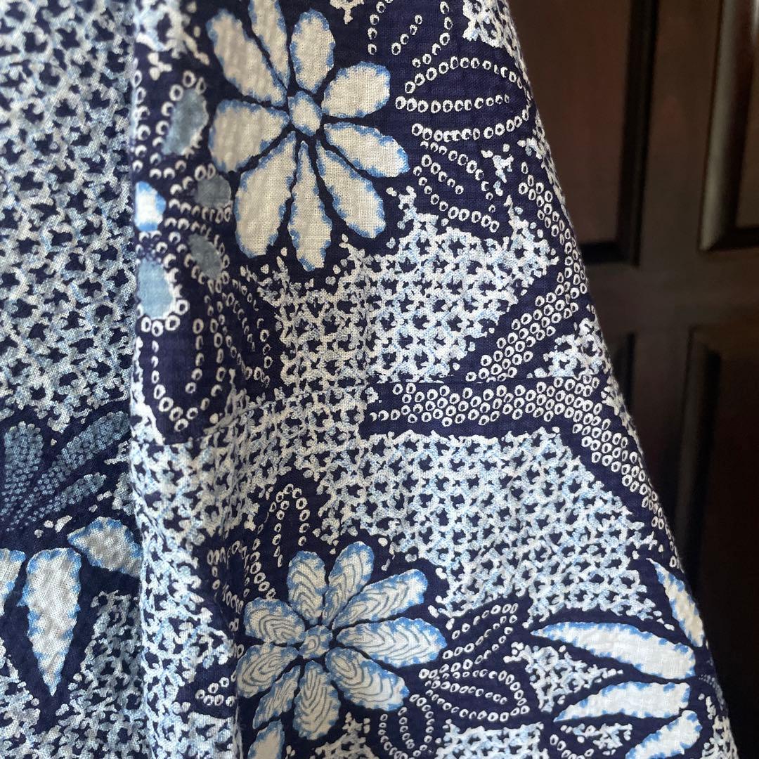 浴衣　有松絞り　身丈140 身長150㎝位の方にピッタリ