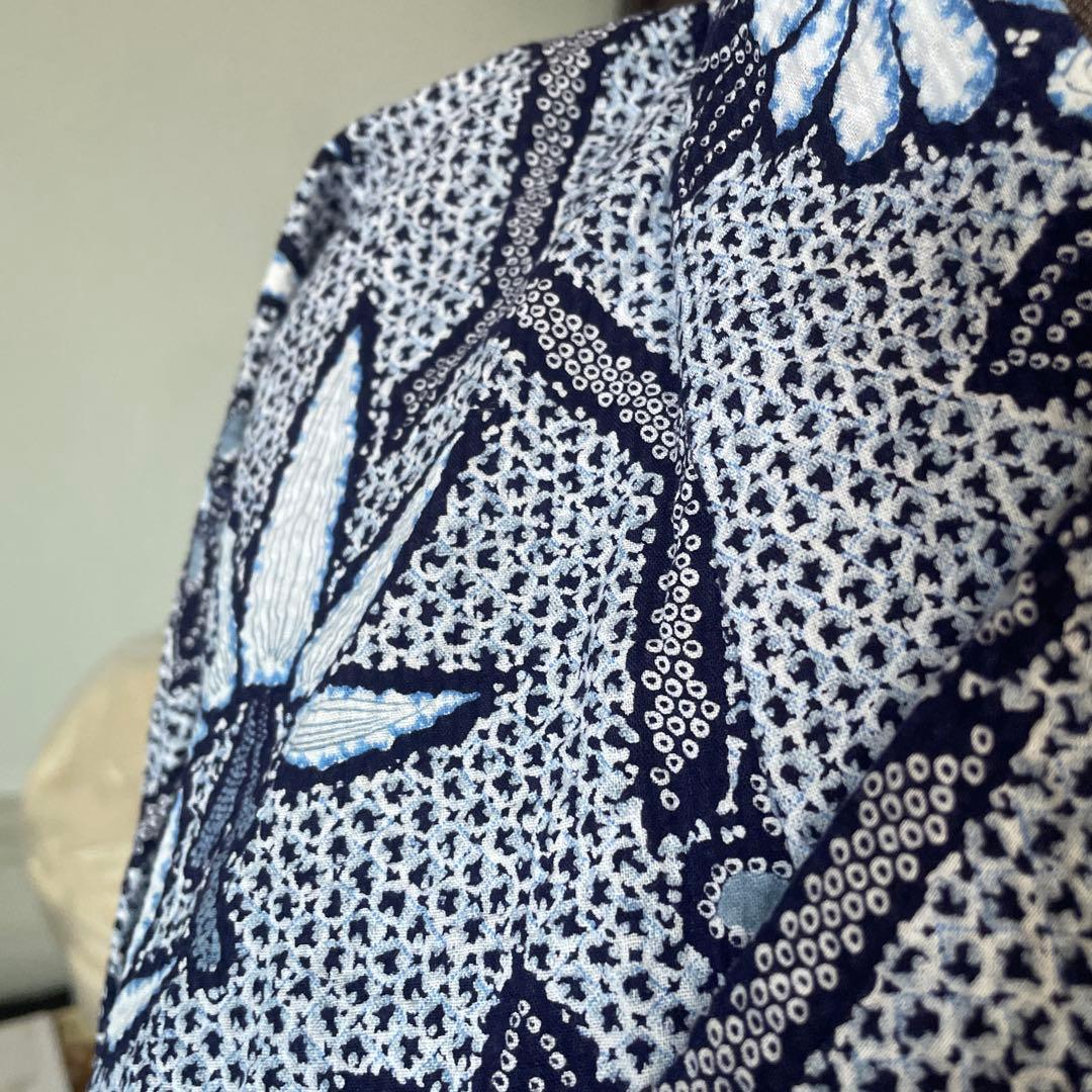 浴衣　有松絞り　身丈140 身長150㎝位の方にピッタリ