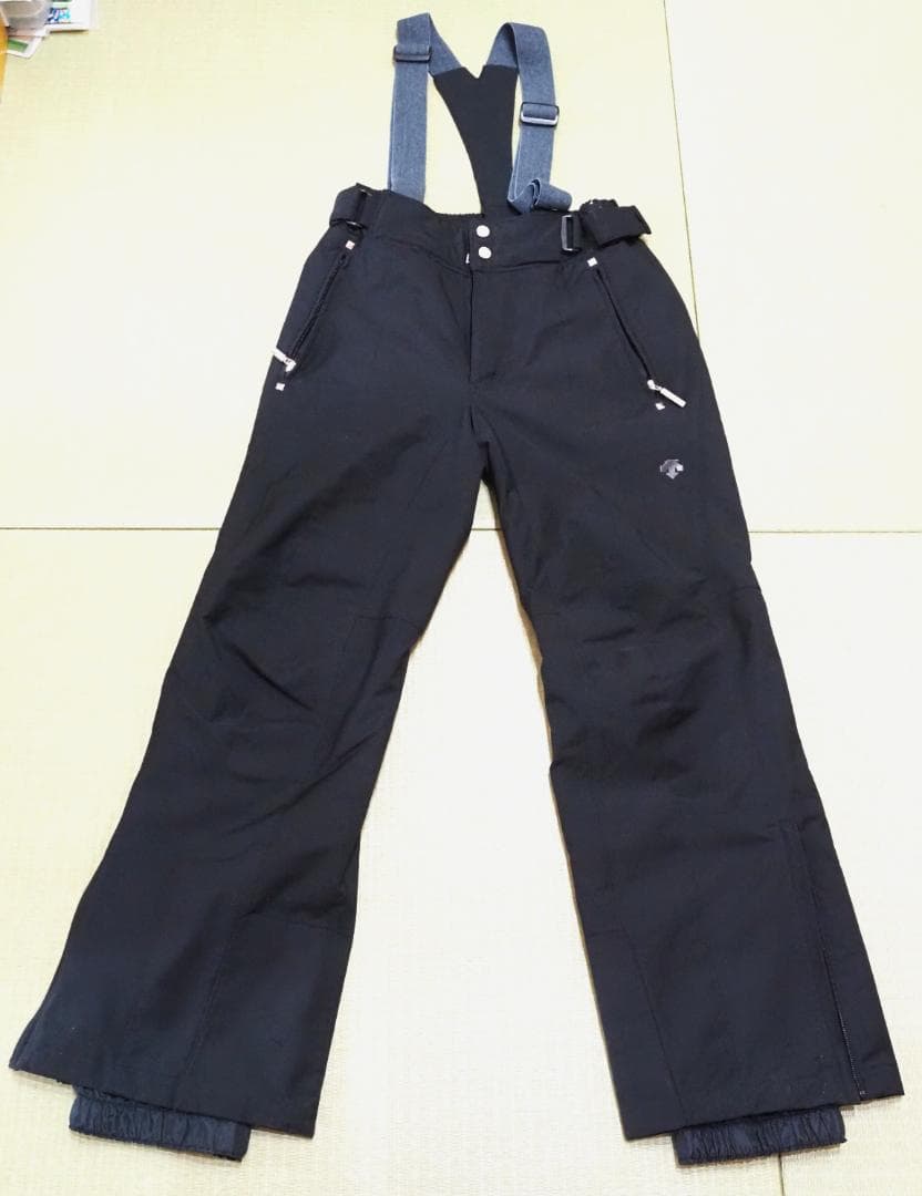デサント　ビブパンツ　スキーウェア　中綿入り　ヒートナビ　黒　【美品】