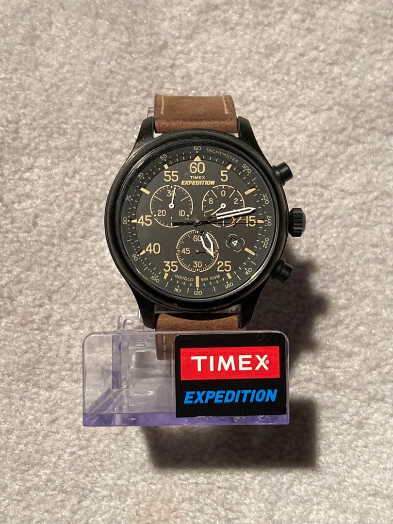 【美品】TIMEX EXPEDITION クロノグラフ 時計