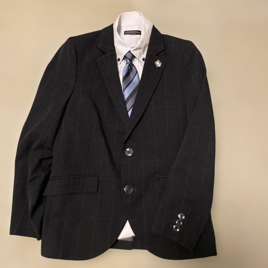 【美品】ヒロミチナカノ　フォーマルスーツ 160 男の子 6点組 卒業式 キッズ