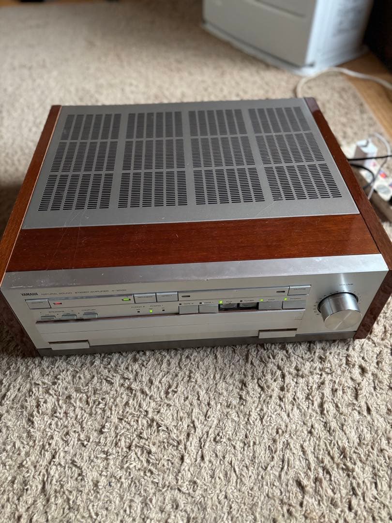 日本の名機　ヤマハ　プリメインアンプ　A-2000 動作品　前面パネル補修
