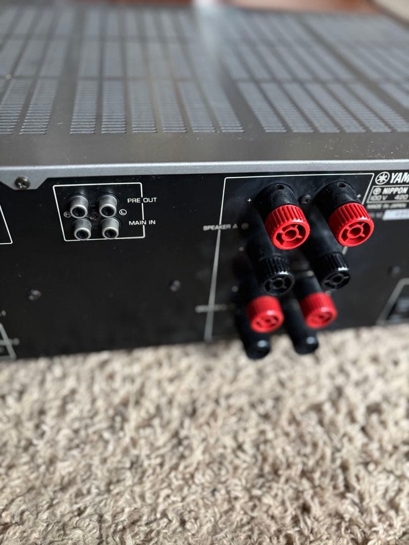 日本の名機　ヤマハ　プリメインアンプ　A-2000 動作品　前面パネル補修