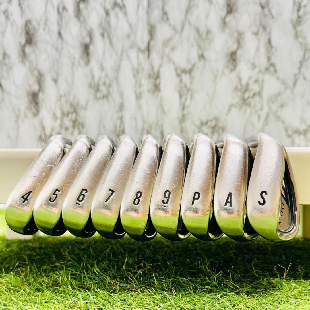 【良品】豪華9本 9代目ゼクシオ XXIO9 メンズアイアンセット スチール S