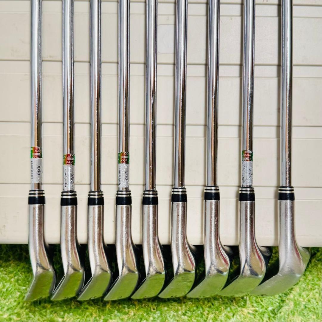 【良品】豪華9本 9代目ゼクシオ XXIO9 メンズアイアンセット スチール S