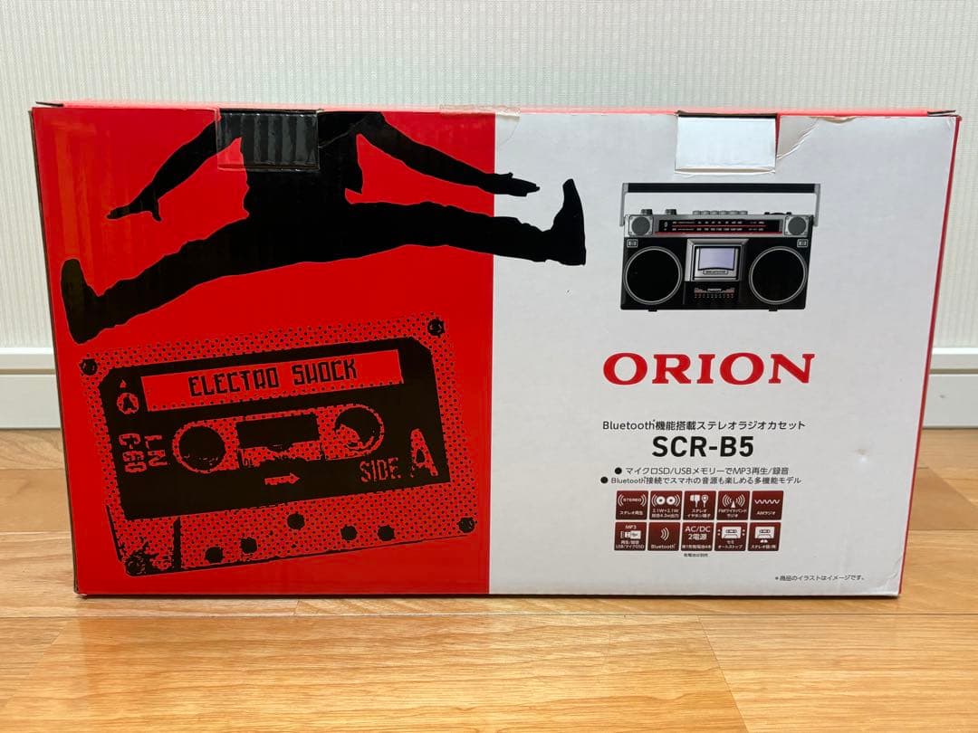 ORION Bluetooth機能搭載ステレオラジオカセット SCR-B5