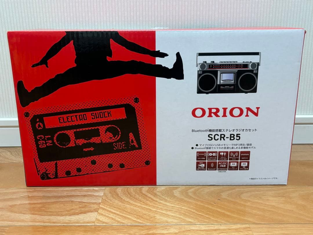 ORION Bluetooth機能搭載ステレオラジオカセット SCR-B5