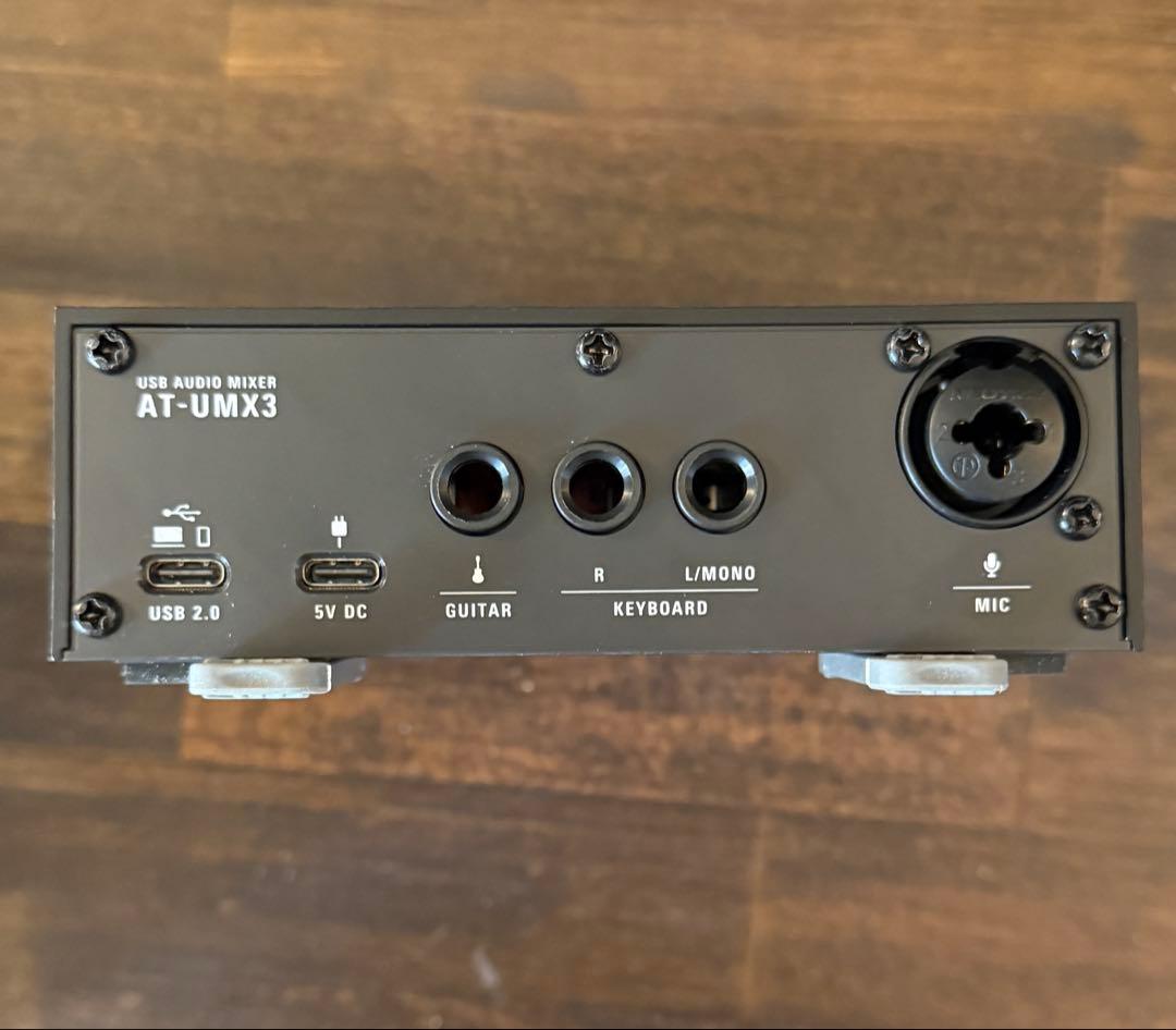 オーディオテクニカ AT-UMX3オーディオミキサーオーディオインターフェース