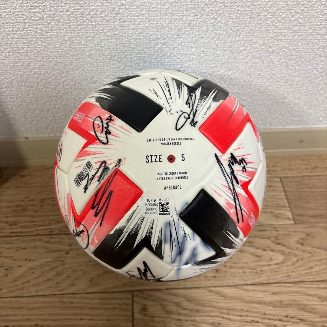 T*@様 adidas サッカーボール ヴィッセル神戸選手サイン入り サイズ5
