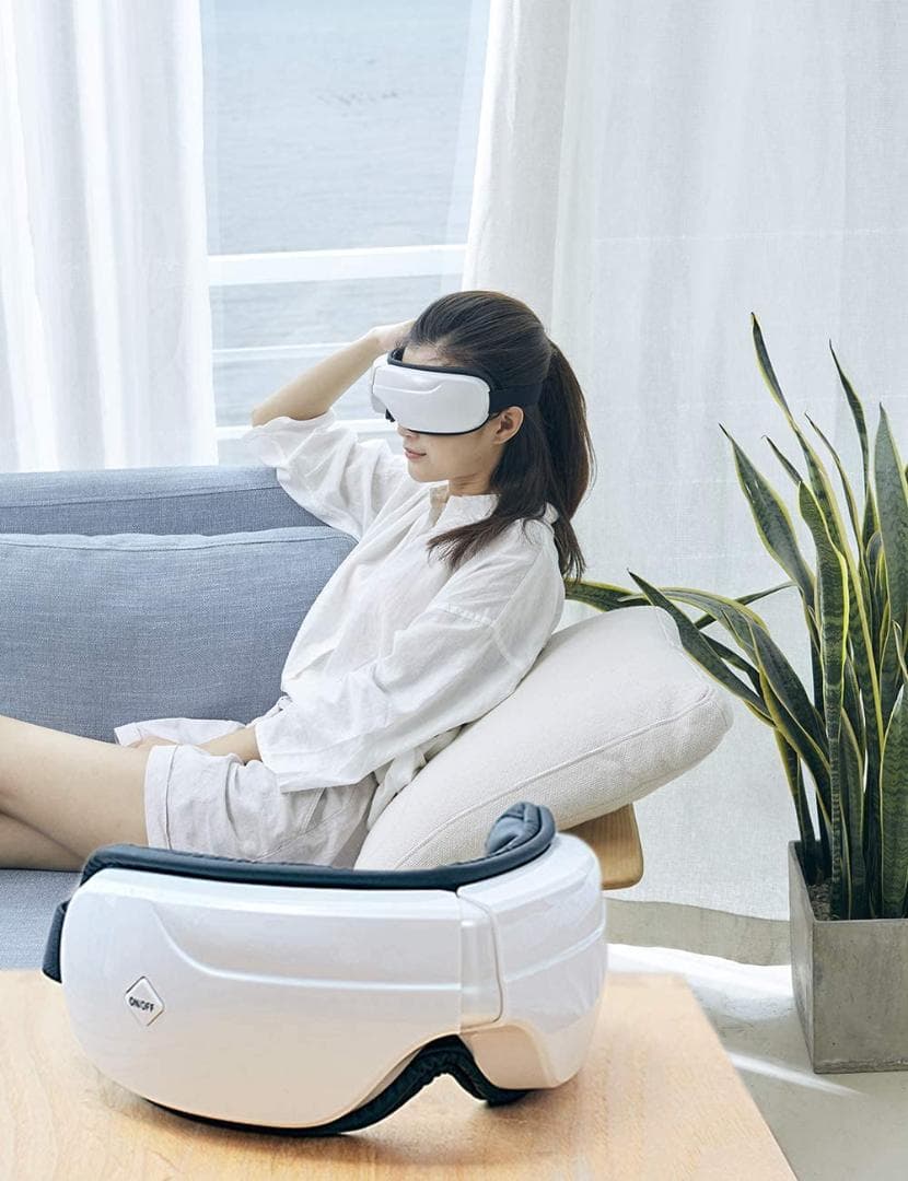 プロ仕様❣使い捨てのホットアイマスクに満足できない方に♪❤アイマッサージャー