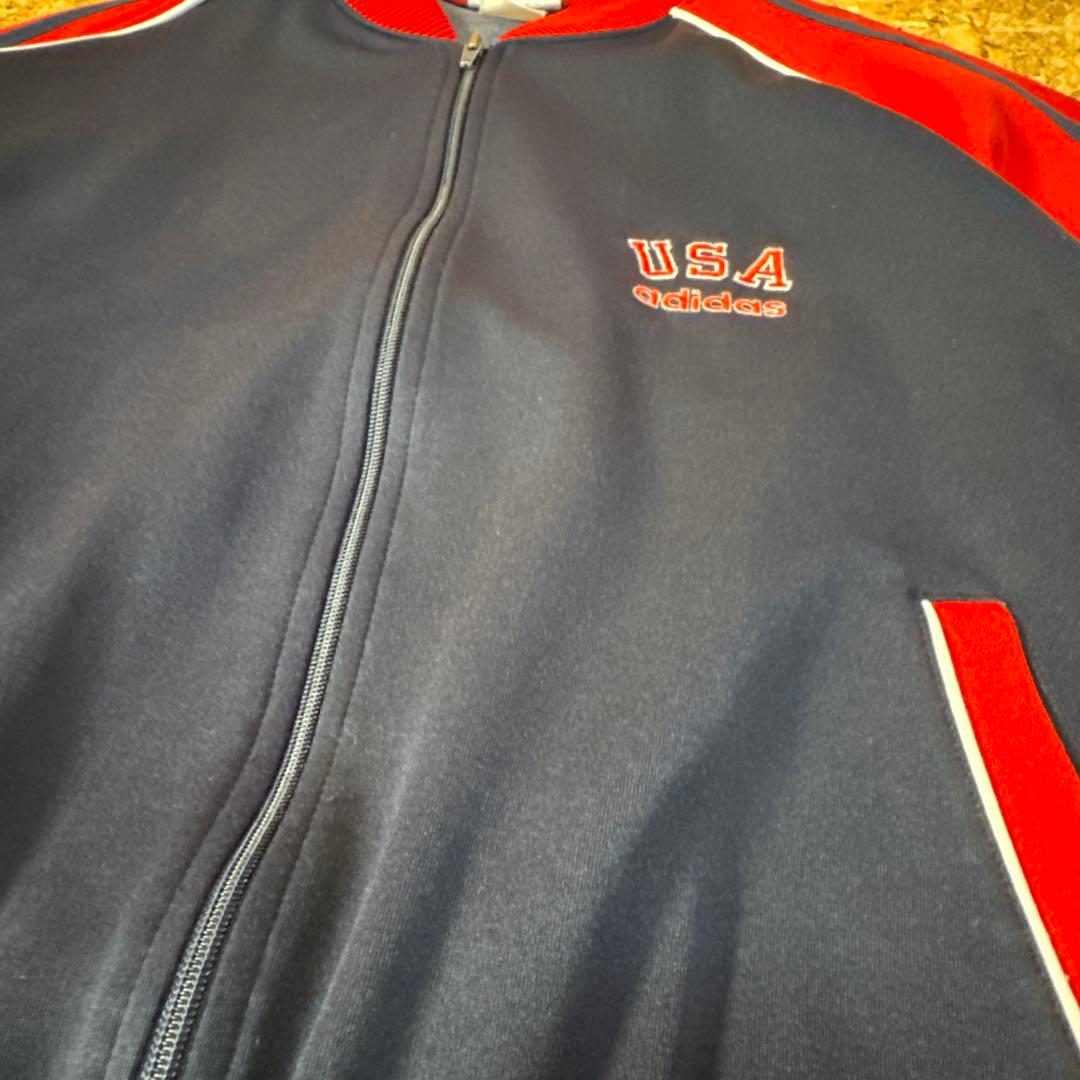 80s Adidas ビンテージ　トラックジャケット　2tone USA