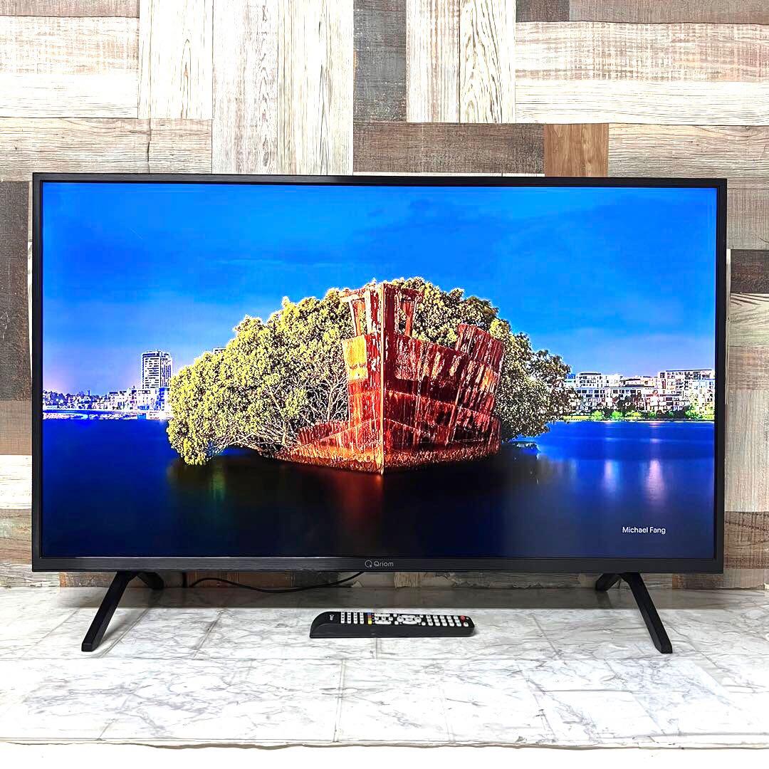 即日受渡❣️全国送料込2年前購入40V型山善液晶テレビ裏番組録画 外付HDD録画