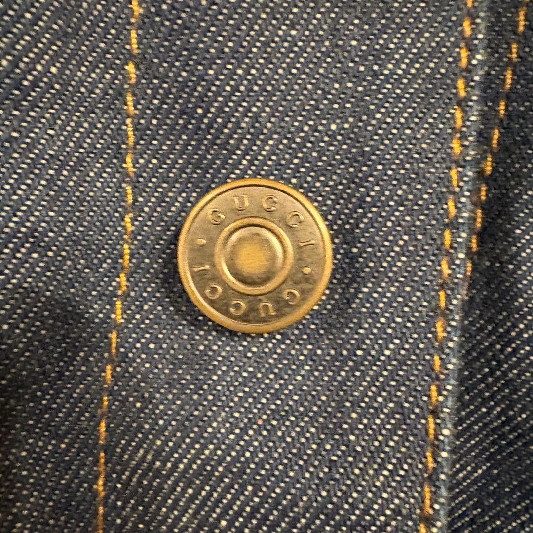 GUCCI グッチ　デニムジャケット　ホースビット