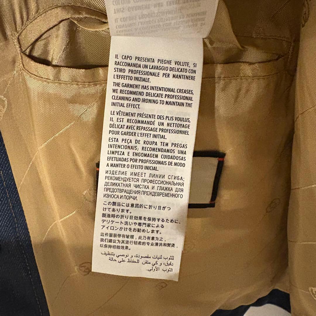 GUCCI グッチ　デニムジャケット　ホースビット