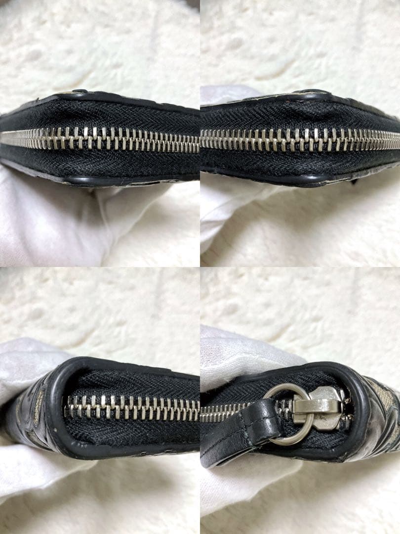 ☆超極美品☆GUCCI アラベスク 長財布 GGスプリーム ラウンドファスナー