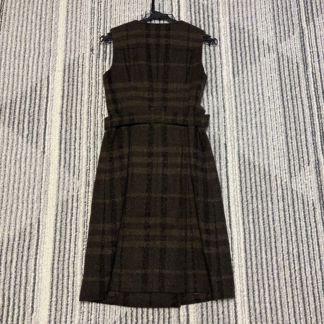 Sam バーバリーロンドン ノースリーブワンピース サイズ36