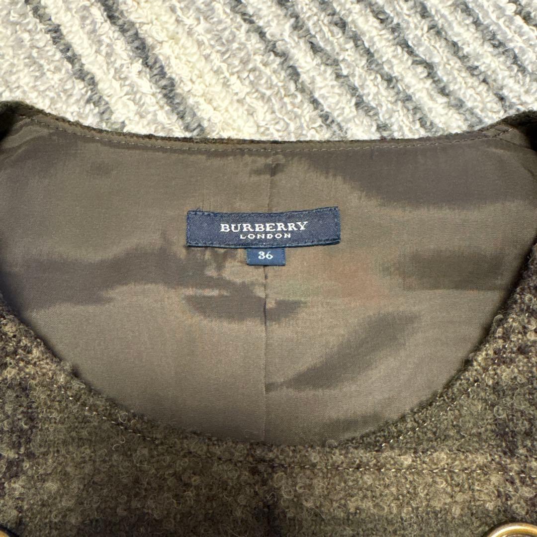 Sam バーバリーロンドン ノースリーブワンピース サイズ36