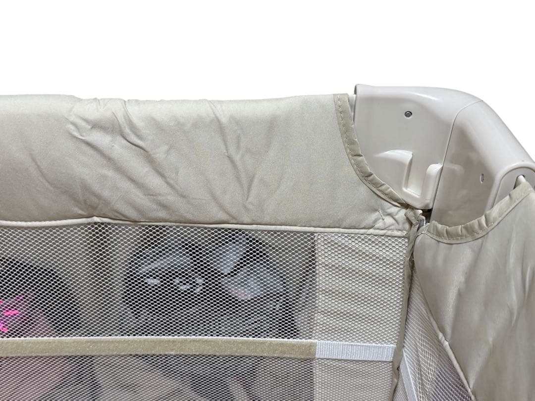 美品　アップリカ(Aprica) 折り畳みミニベビーベッド ココネルエアー