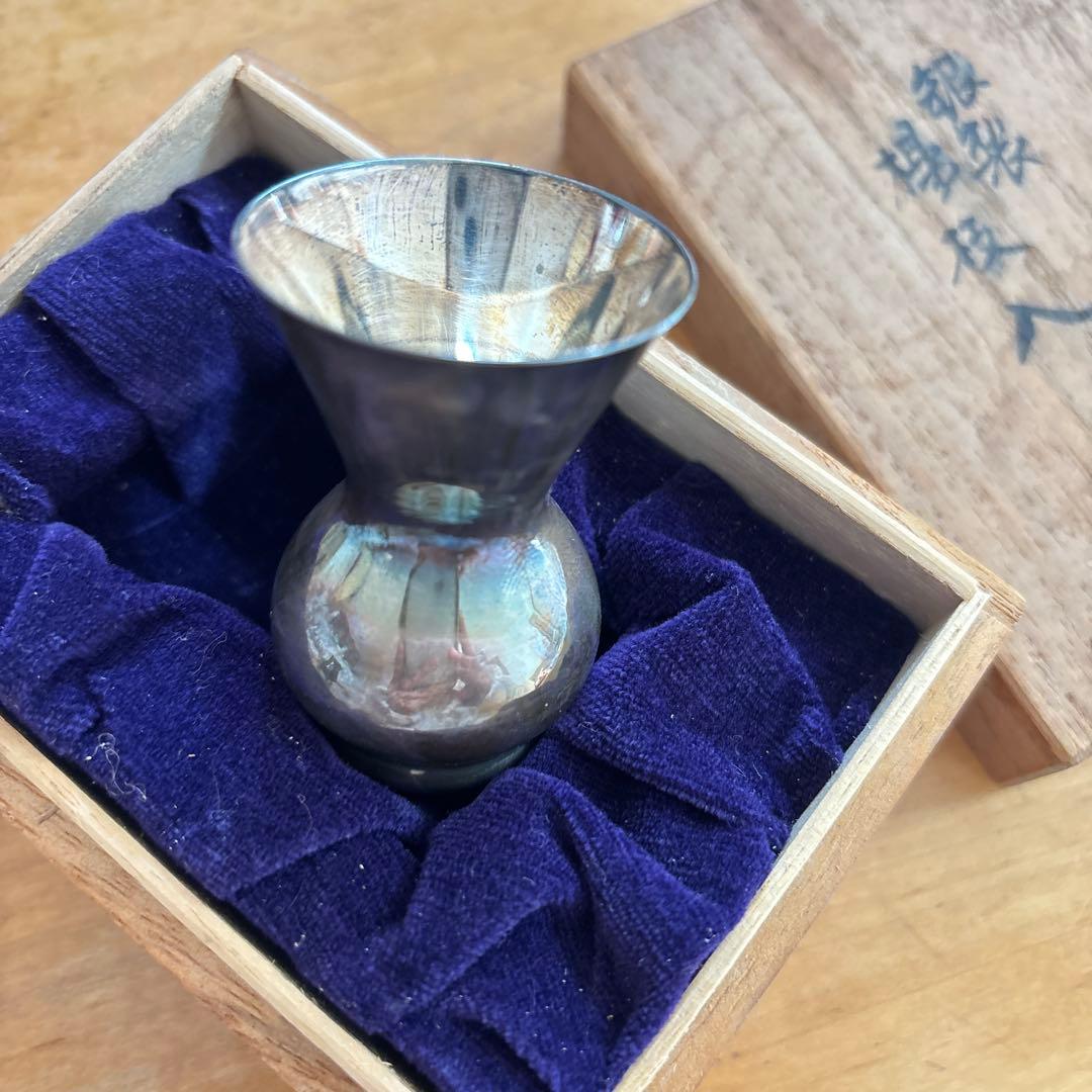 和光　SILVER950 銀　楊枝入れ3つセット