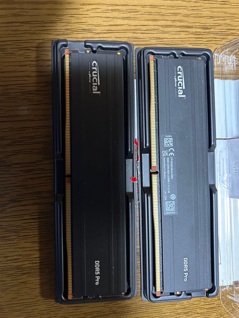Crucial DDR5 5600 16GB×2　CP16G56C46U5