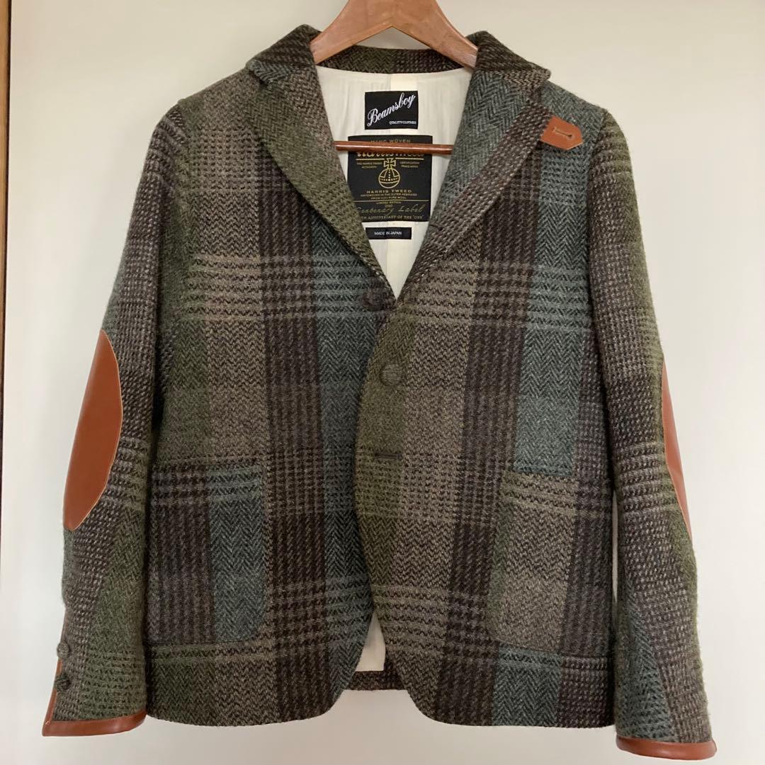 限定 BEAMS BOY ビームスボーイ ハリスツイード 別注 ジャケット
