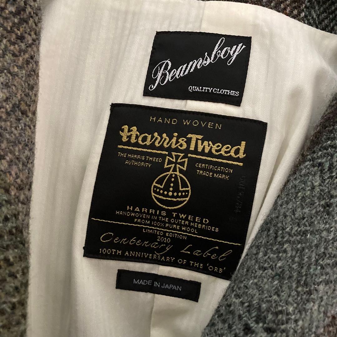 限定 BEAMS BOY ビームスボーイ ハリスツイード 別注 ジャケット