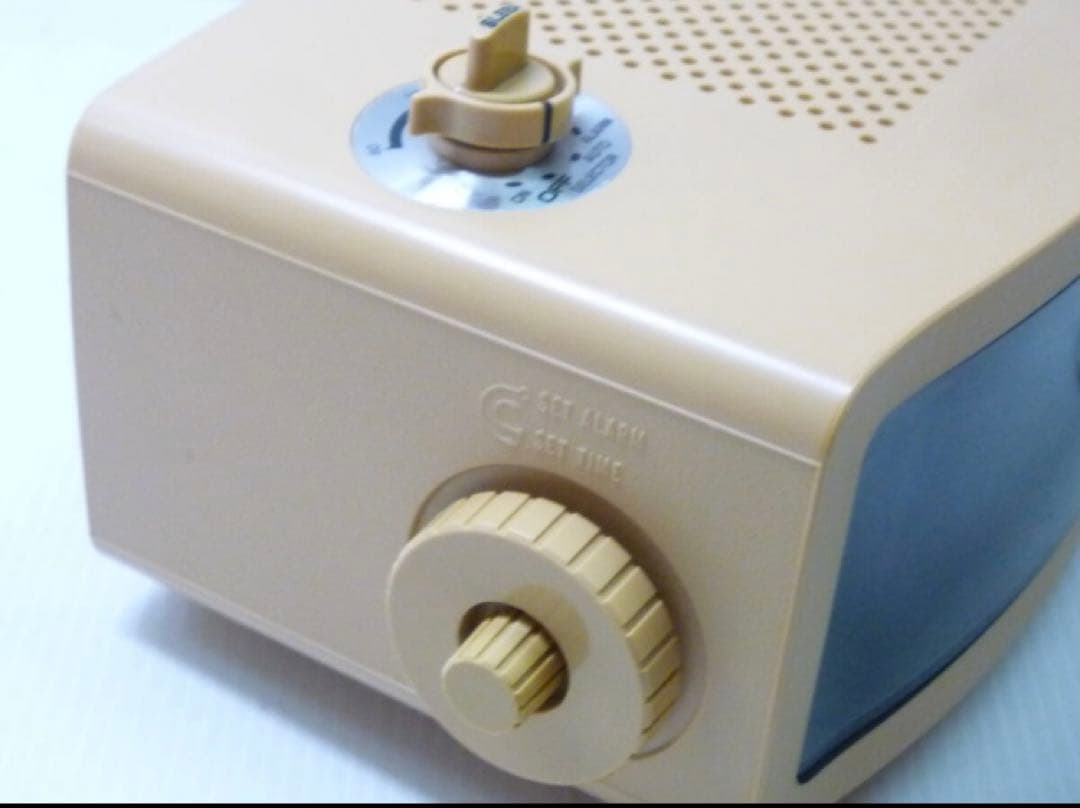 National Panasonic RC-185 パタパタ時計 Amラジオ
