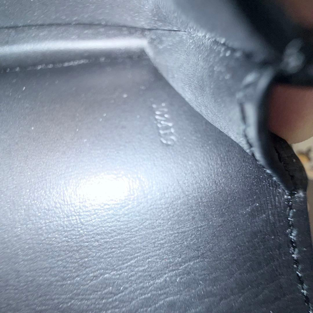 LOEWE ロエベ アナグラム ビジネスカードホルダー 名刺入れ ブラックレザー