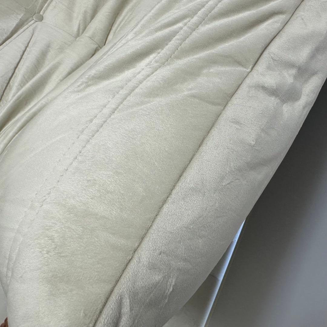 リーンロゼ トーゴ 風 リプロダクト ２人がけ ソファ リクライニング ホワイト