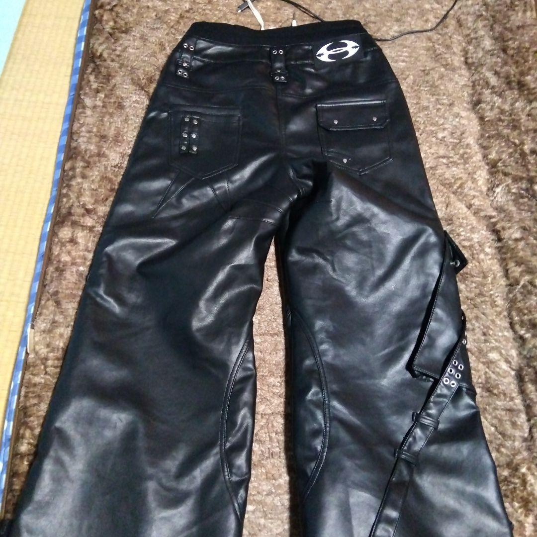 【新品】COZY WORLDWIDE コジーワールドワイドレザーカーゴパンツ S