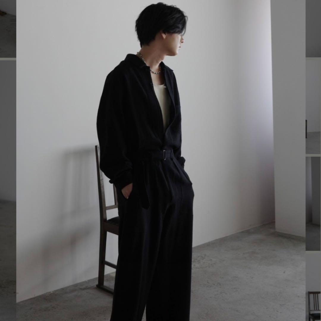 【LIDNM】Mサイズ Felted Wool Utility Overall