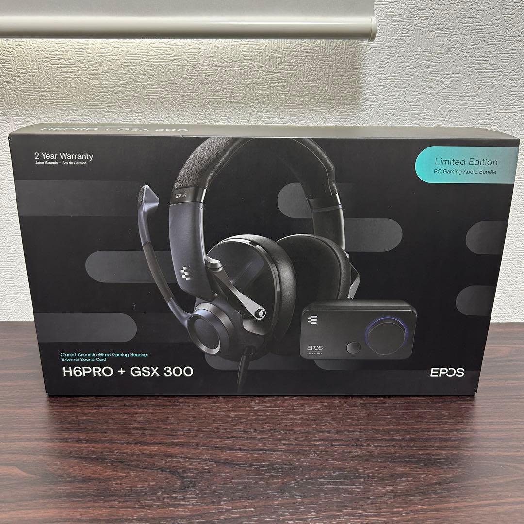 EPOS H6PRO（密閉型）+GSX300 ゲーミングヘッドセット