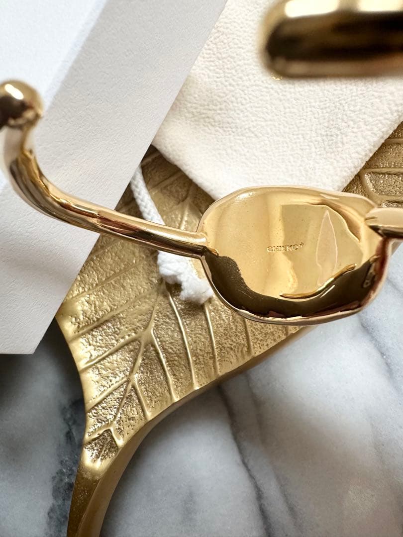 【新品未使用】Chieko+ チエコプラス Lulu bangle ゴールド