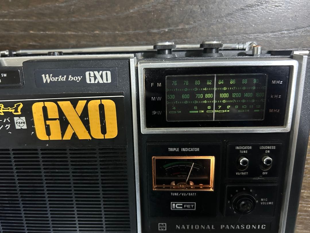 【すぐ使える！】ナショナル ワールドボーイGXO / RF-848 動作確認品！