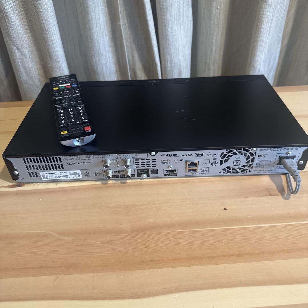 SHARP BD-UT1200 ブルーレイレコーダー 現状品
